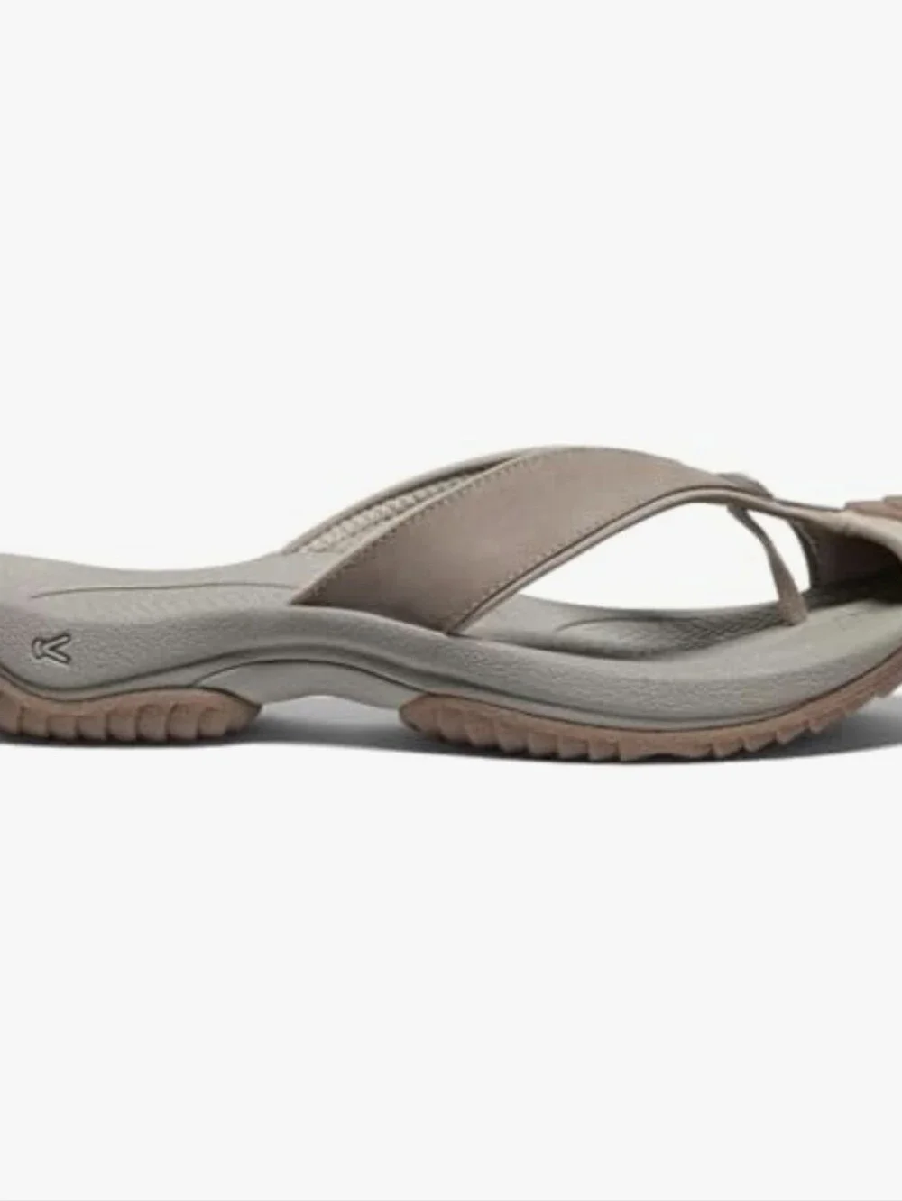 NWT Keen Waimea Leather Bump Toe Water Resistant Sandals Size 9 Brindle Birch